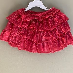 Peek girls size 2-3T layered skirt
